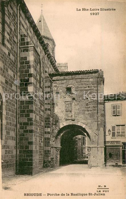 Brioude Porche de la Basilique Saint Julien