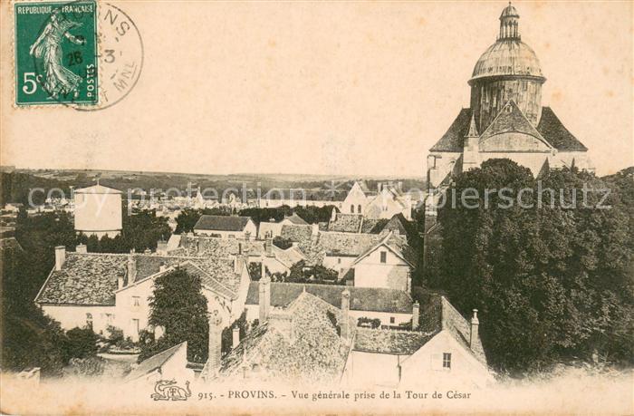 Provins Vue Generale prise de la Tour de César