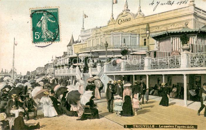 Trouville-sur-Mer Casino l'après midi