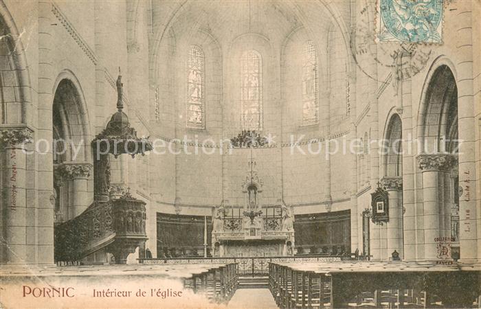 Pornic Intérieur de l'Eglise