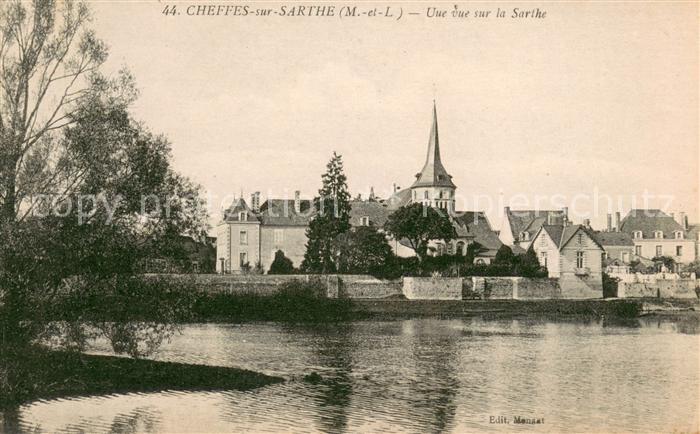 Cheffes sur Sarthe Une vue sur la Sarthe