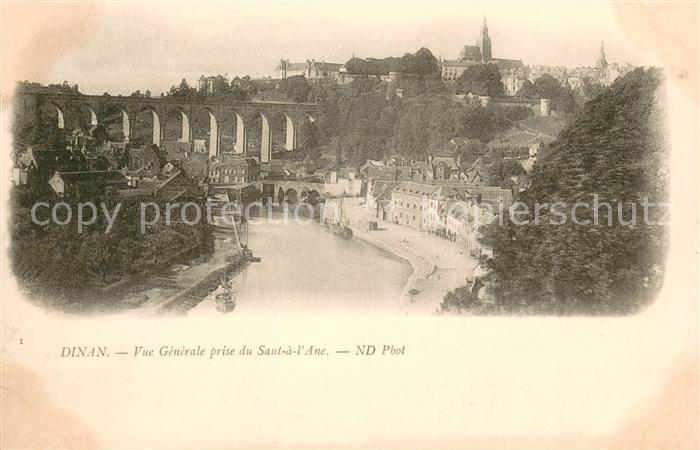 Dinan 22 Vue Generale prise du Saut a l'Ane