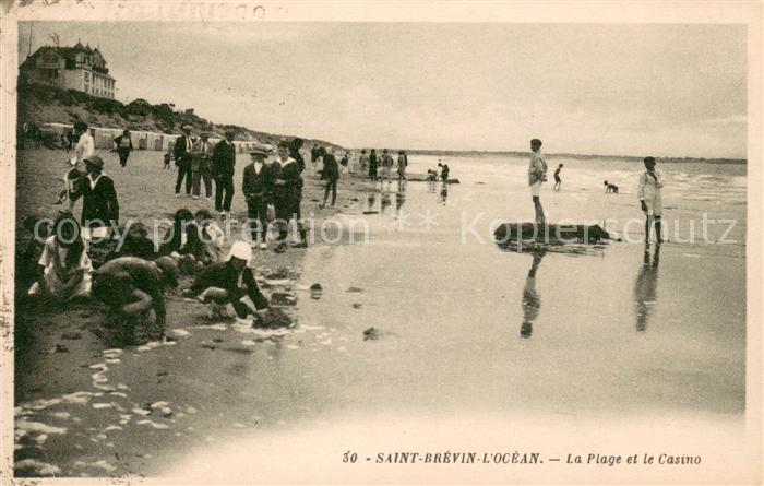Saint-Brevin-l Ocean Loire Atlantique La plage et le casino