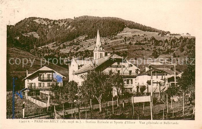 Praz-sur-Arly Vue Generale et Bellevarde Station Estivale et Sports d hiver