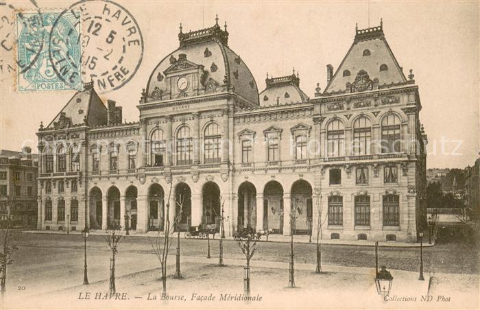Le Havre La Bourse facade méridionale