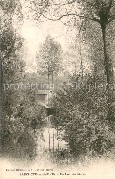 Saint-Cyr-sur-Morin Un coin du Morin