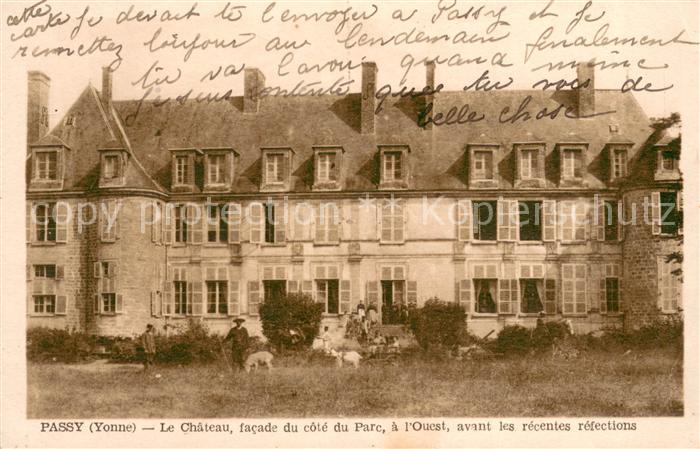 Passy Sens Chateau Parc Schloss Park