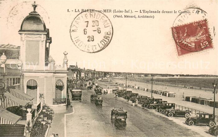 La Baule sur Mer Esplanade devant le casino