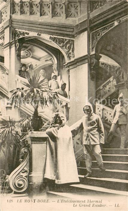 Le Mont-Dore Puy de Dome Etablissement Thermal grand escalier
