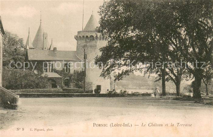Pornic Chateau et la terrasse Schloss