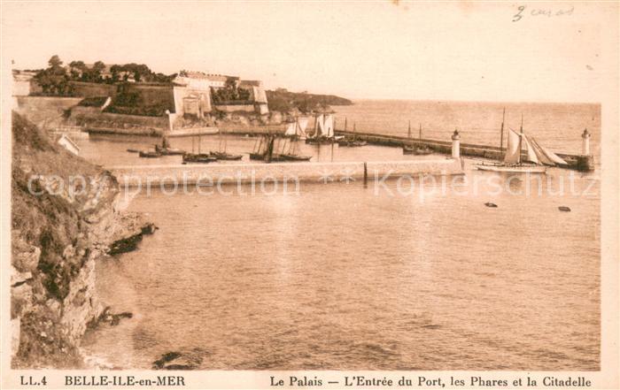 Belle-Ile-en-Mer Palais Port Phares Citadelle