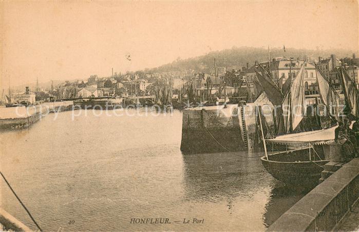 Honfleur Port Bateaux
