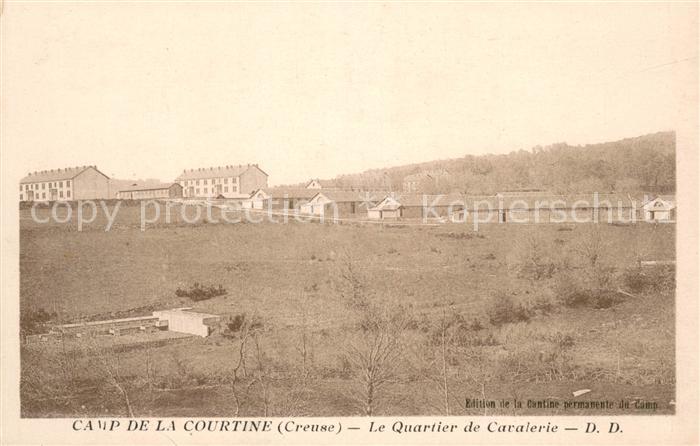 Camp de la Courtine Quartier de Cavalerie