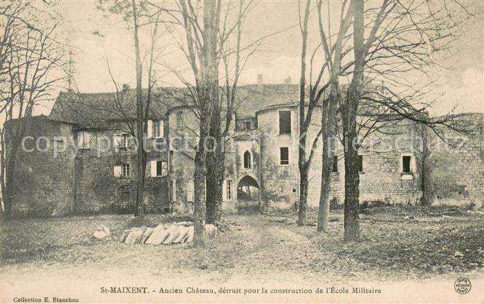 Saint-Maixent-l Ecole Ancien Chateau Ecole Militaire Schloss