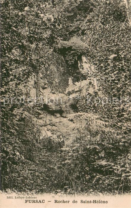 Fursac Rocher de Saint Hélène