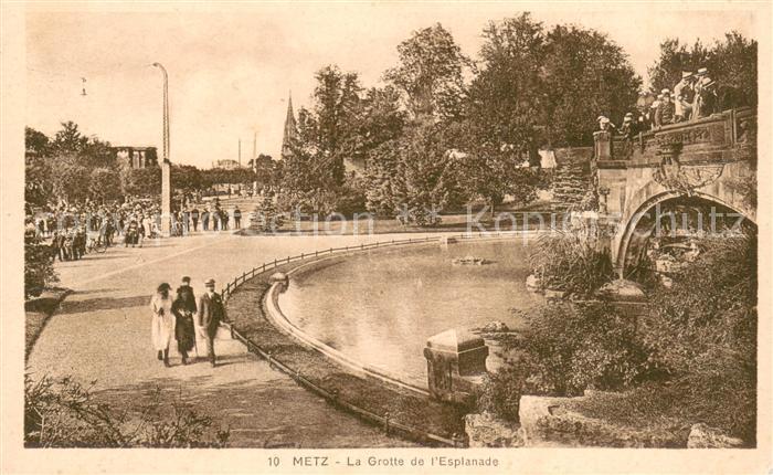 Metz  57 Moselle La Grotte de l'Esplanade
