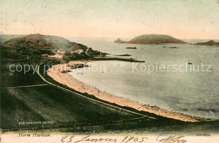 Herm Panorama Harbour