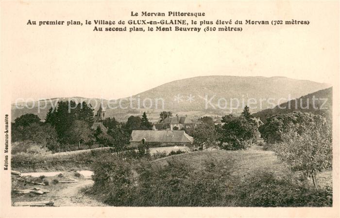 Glux-en-Glenne Village le plus élevé du Morvan Mont Beuvray