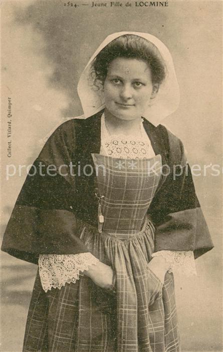 Locmine Jeune Fille Costumes Trachten