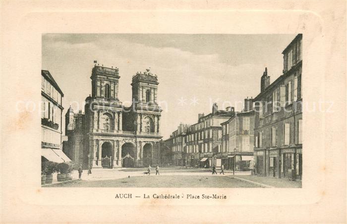 Auch Gers Cathedrale Place Sainte Marie