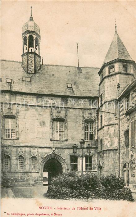 Noyon Oise Intérieur de l Hôtel de Ville