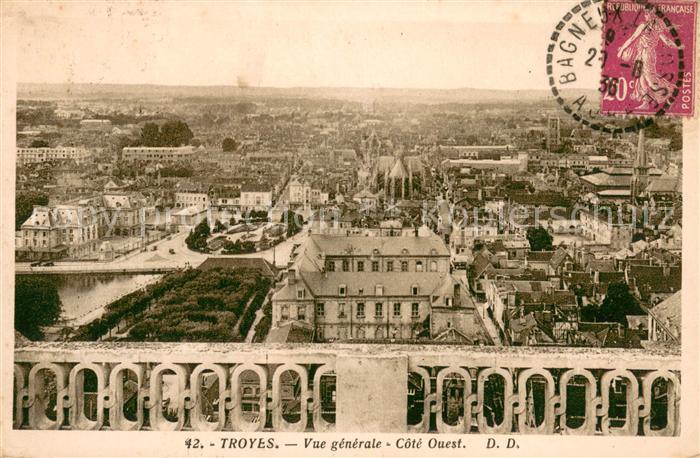 Troyes Aube Vue Generale sur la ville