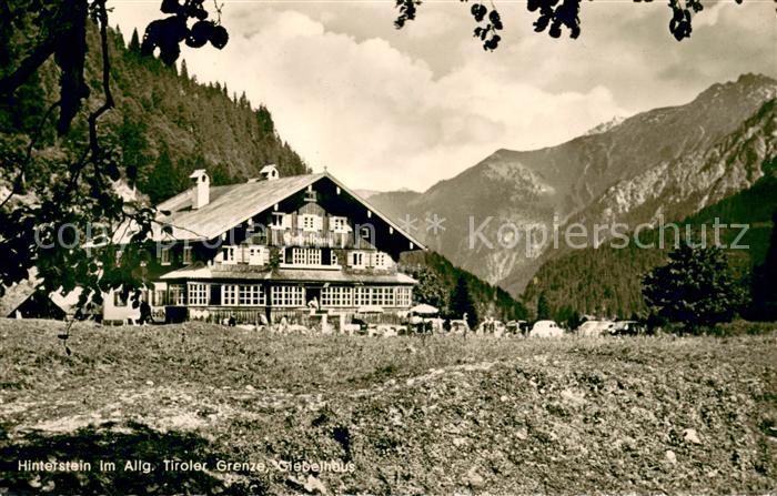 Hinterstein Bad Hindelang Gasthof Restaurant Giebelhaus Tiroler Grenze Allgaeuer