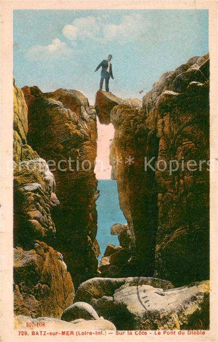Batz-sur-Mer Sur la côte Pont du Diable