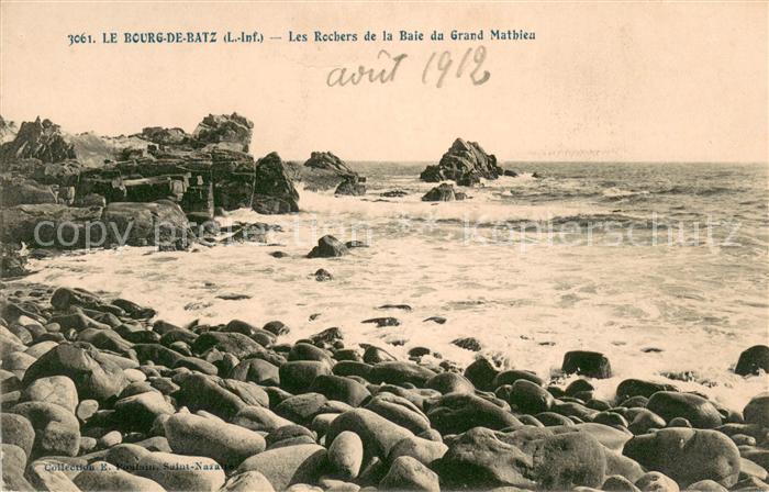 Le Bourg-de-Batz Rochers de la Baie du Grand Mathieu