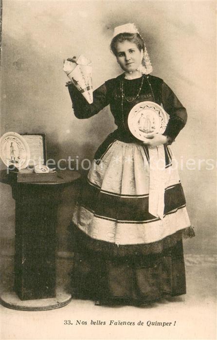 Quimper Nos belles Faiences Costumes Trachten