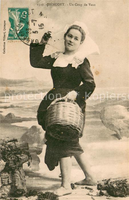 Benodet Jeune fille Costumes Coup de Vent Trachten