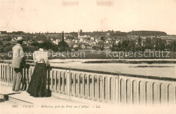 Vichy Allier Bellerive pris du pont sur l'Allier