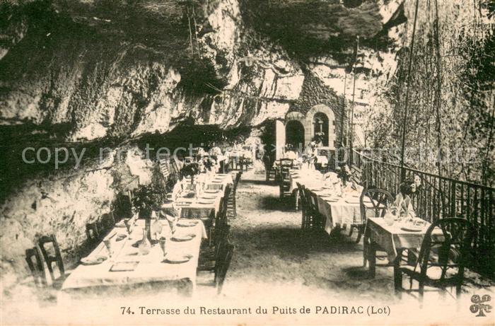 Padirac Terrasse du Restaurant du Puits