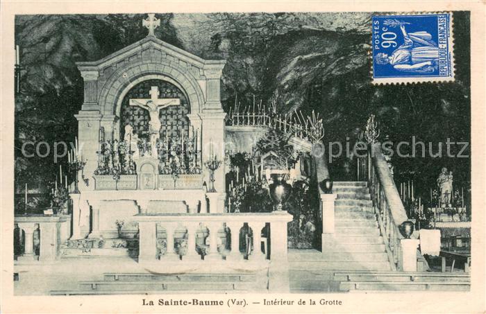 La Sainte Baume Intérieur de la Grotte