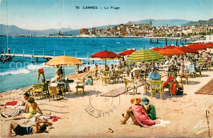Cannes Alpes-Maritimes La plage