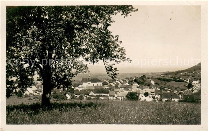 Cruseilles Vue Generale au fond le Jura