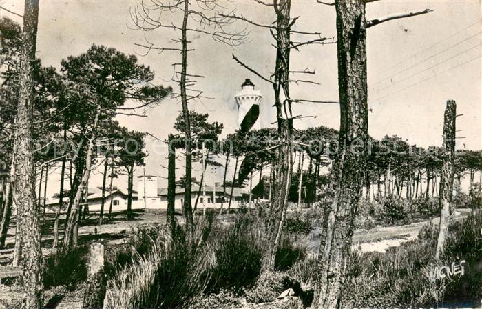Contis Plage Le phare dans la forêt de pins