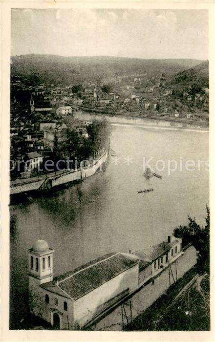 Cahors Jolie perspective sur la ville et le Lot