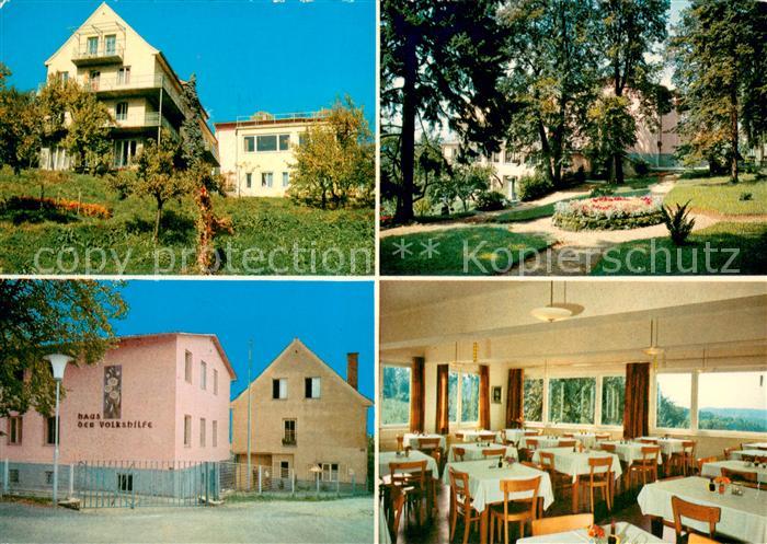Lassnitzhoehe Erholungsheim der Volkshilfe Speiseraum Park
