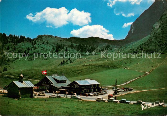 Flumet Sommet du Col des Aravis et la chapelle