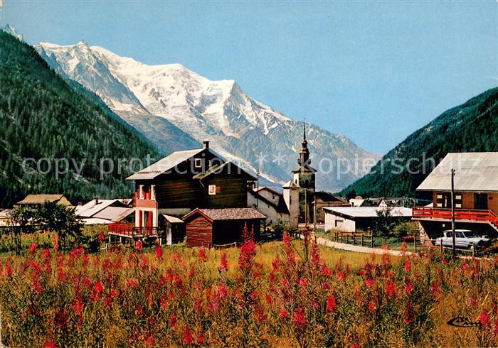 Argentiere Haute-Savoie Echappée sur le village et Massif du Mont Blanc Alpes