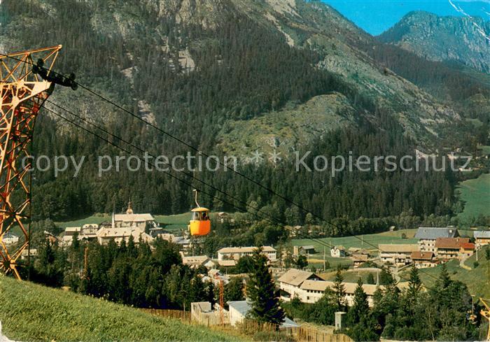 Abondance Vue Generale et le télécabine