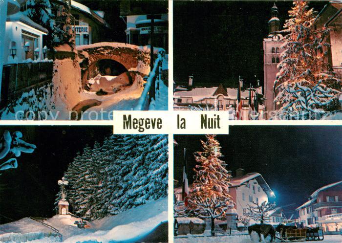 Megeve Pont sur le Cédron Eglise Calvaire Plac