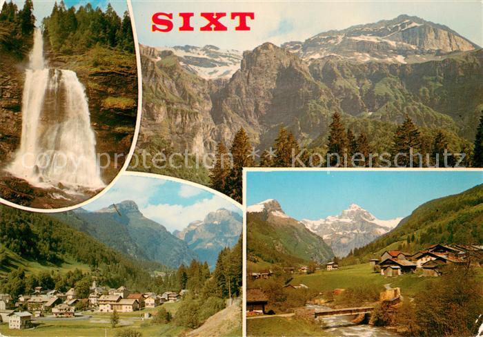 Sixt-Fer-a-Cheval et le Cirque du Fer a Cheval Cascade Alpes