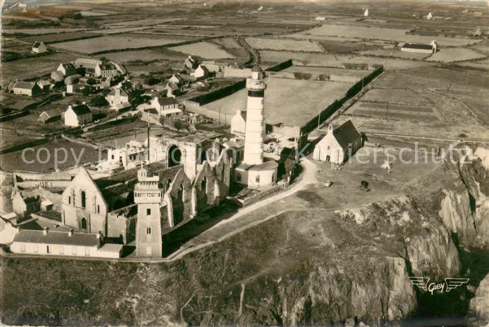 Pointe Saint-Mathieu Le phare vue aérienne