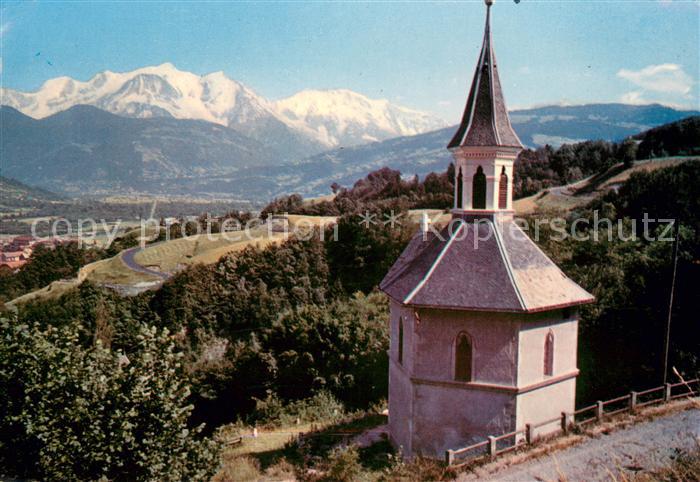 Sallanches Chapelle de montagne Chaîne du Mont Blanc Alpes