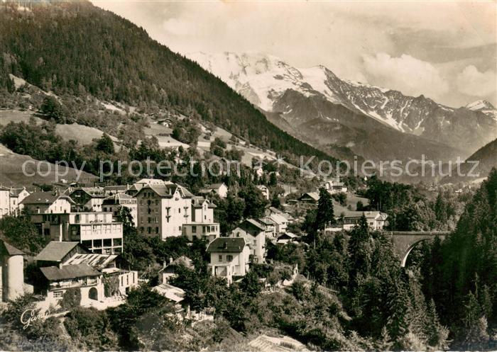 Saint-Gervais-les-Bains Panorama Dôme de Miage et Pont du Diable