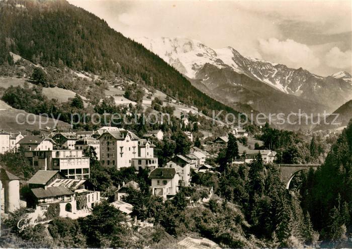 Saint-Gervais-les-Bains Panorama Dôme de Miage et Pont du Diabl