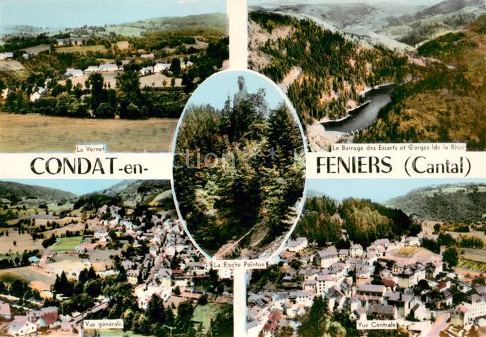 Condat en Feniers Le Vernet Barrage des Essarts et Gorges Ide la Rhue la Roche P