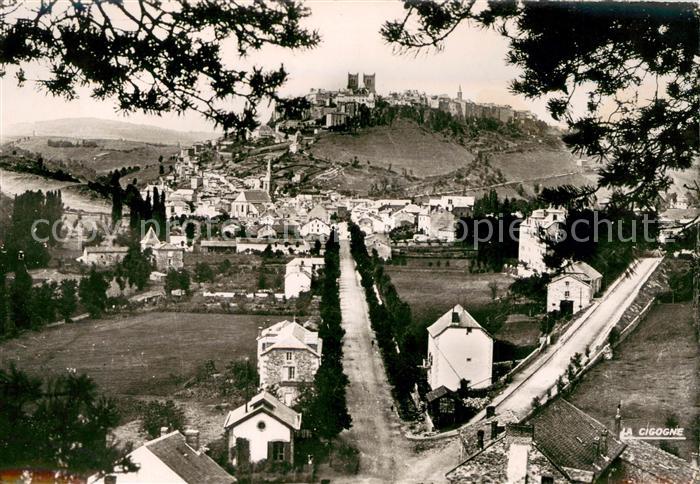 Saint-Flour Cantal Vue Generale Avenue de la Gare Avenue Bellevue